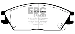 DP803 Klocki hamulcowe ULTIMAX2 EBC Brakes Hyundai Accent Getz Lantra Pony X2 S Coupe