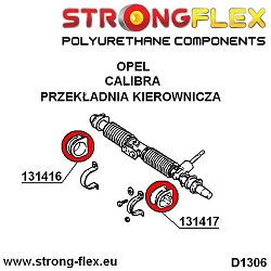 131416B: Tuleja przekładni kierowniczej prawa Opel Calibra - 131416B_36mm