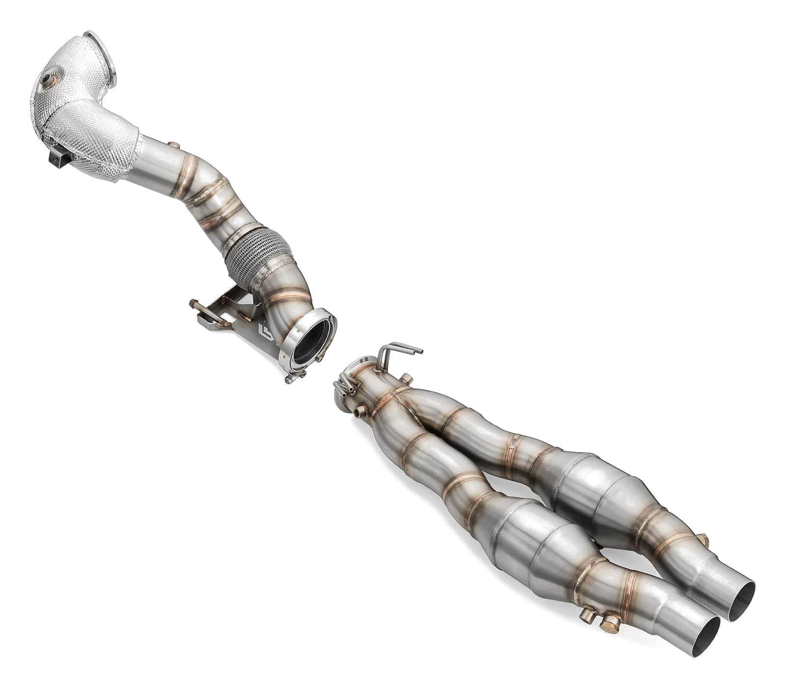 Downpipe Cupra Formentor VZ5 z osłoną termiczną i katalizatorami 100CPSI Motorsport - PROM.RS3/8Y/MS