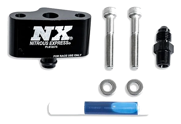 Billet Fuel Rail Adapter for 350Z 370Z G35 G37 Nitrous Express NX 16375