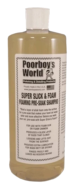POORBOY'S WORLD Super Slick & Foam piana aktywa mycie wstępne 946ml