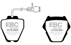 DP41328R Klocki hamulcowe YELLOWSTUFF EBC Brakes Audi A8 D2/4D A8 quattro D2/4D Volkswagen Passat B5 Audi A8 quattro