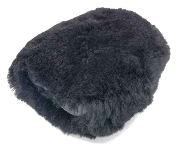 FLEXIPADS Four Finger Merino Soft Lambs Wool Half Wash Mitt
