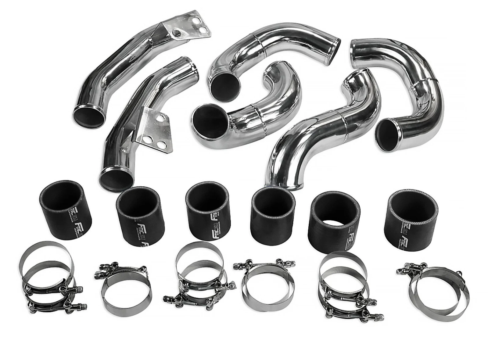 Zestaw orurowania do intercoolera Nissan R35 GT-R Czarny