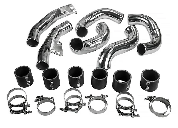 Zestaw orurowania do intercoolera Nissan R35 GT-R Czarny