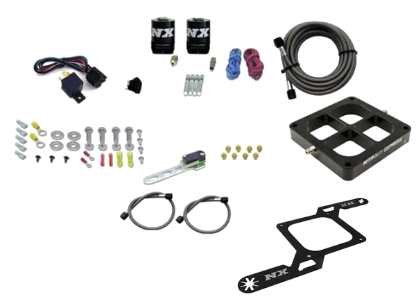 4500 Billet Crossbar Plate System Single Stage 250-750Hp without Bottle Nitrous Express NX 63870-00