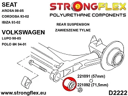 221091A: Tuleja belki tylnej 57mm SPORT