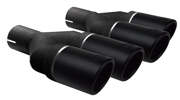 Uniwersalna końcówka tłumika okrągła 70mm długość 200/180mm średnica montażowa 50mm - NBL2-70RSP*/50