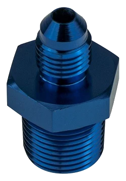 AN4   3/8 NPT Nypel adapter męsko męski Niebieski
