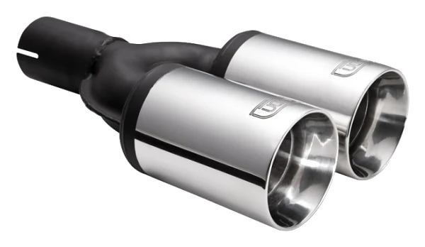 Uniwersalna końcówka tłumika okrągła 80mm długość 200mm średnica montażowa 55mm - N2-61/55
