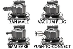 Fuel Pressure Regulator Conversion KIT RA-series Black Radium Engineering