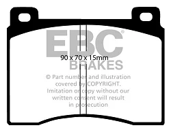 DP634 Klocki hamulcowe ULTIMAX2 EBC Brakes Skoda TATRA 613 Microbus RS