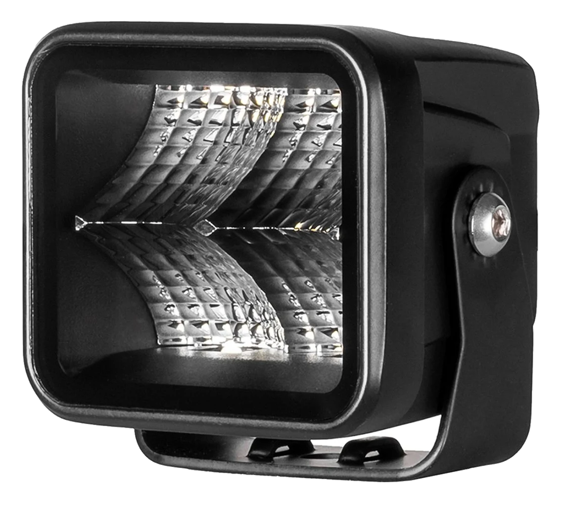 Lampa Robocza LED Purelux Terrain Black Square Flood Szeroki Strumień 7cm 20W