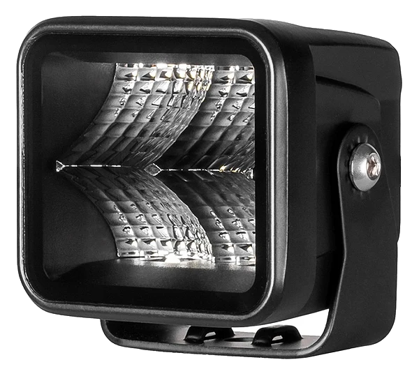 Lampa Robocza LED Purelux Terrain Black Square Flood Szeroki Strumień 7cm 20W