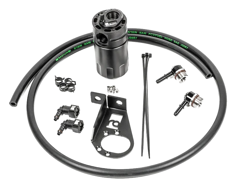 Zestaw Catch Can PCV Radium Engineering Mitsubishi Lancer EVO 4-6