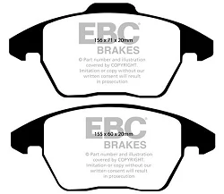 DP1517/2 Klocki hamulcowe ULTIMAX2 EBC Brakes Citroen Peugeot 307 C4 1st Generation - DP1517/2