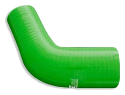 Silikonowe kolanko redukcyjne 67' 19/25mm Zielony - 006719/25-G