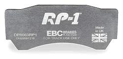 DP8063RP1 Sportowe klocki hamulcowe RP-1 Racing EBC Brakes Mitsubishi Lancer Evo 8 FQ-400 Lancer Evo 9 FQ-360 Mitsubishi Lancer Evo 8 Lancer Evo 9