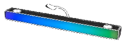 Sim Ray Bar Listwa Świetlna RGB dla Pedalbox P1000 SIMAGIC Symulator Simracing