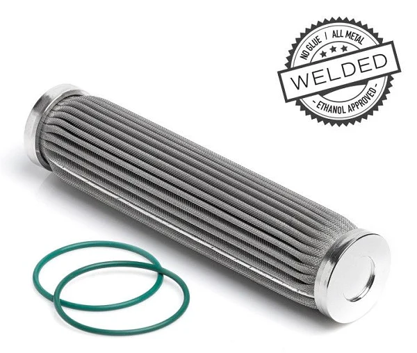 Nuke Performance 10 Micron PF200 Filter Element - Welded Stainless Steel