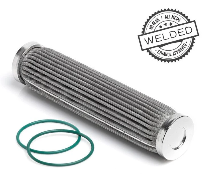 Nuke Performance 10 Micron PF200 Filter Element - Welded Stainless Steel