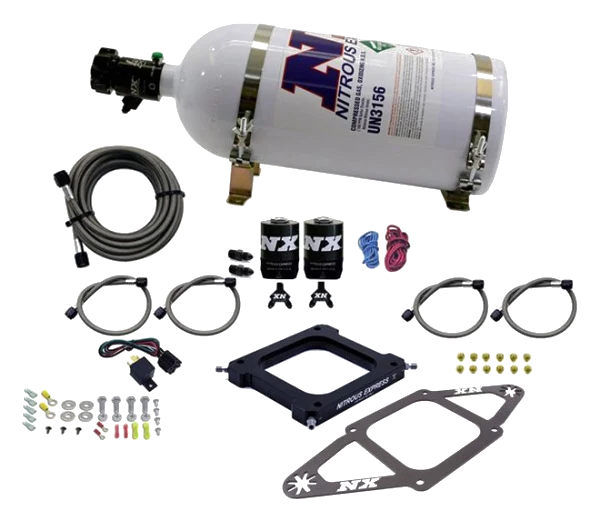 4500 Assassin Plate Gasoline Stage 6 50-300Hp with 10Lb Bottle Nitrous Express NX 67070-10