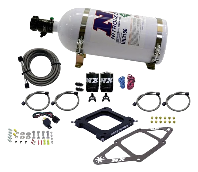 4500 Assassin Plate Alcohol Stage 6 100-300Hp with 10Lb Bottle Nitrous Express NX 67275-10