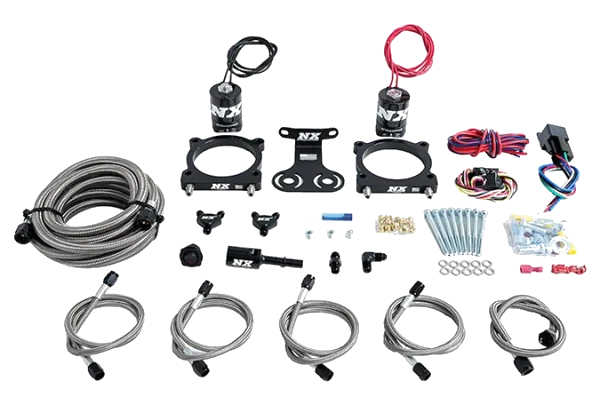 Dual Throttle Body Plate System without Bottle for Ford Mustang 5.0L 2024+ Nitrous Express NX 20964-00