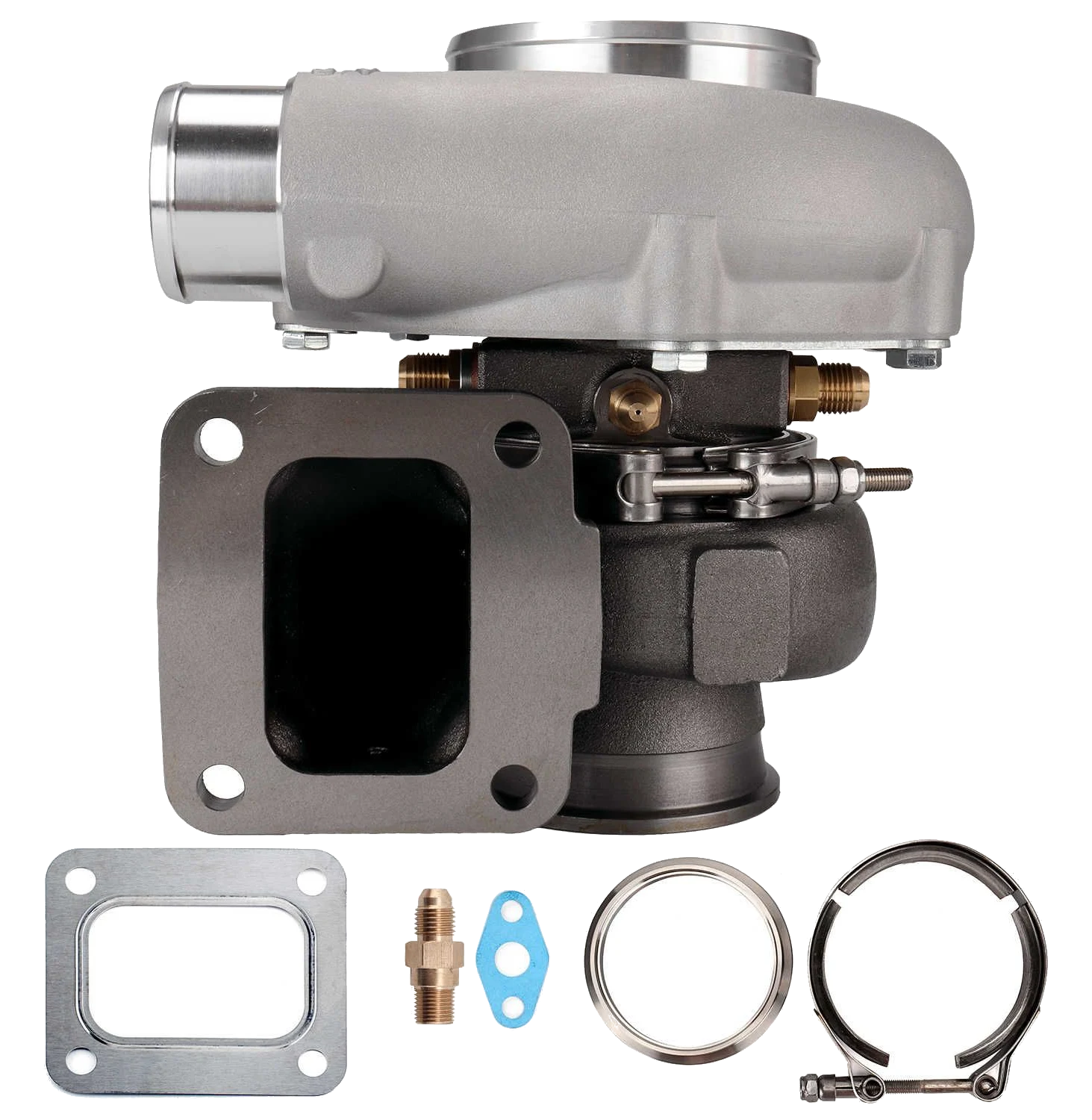Turbosprężarka Pulsar PSR 6262G 900KM .82 T4 Wlot 3" V-Band Wylot Łożyska kulkowe