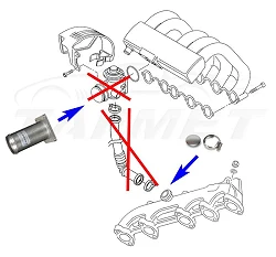 Zamiennik zaworu EGR VW LT Transporter z silnikami 2.5 TDI - EGR_12/KO