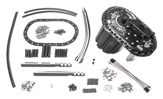 FCST-X Fuel Cell Surge Tank fits Walbro GSS342 / AEM 50-1200 / DW440 Radium Engineering