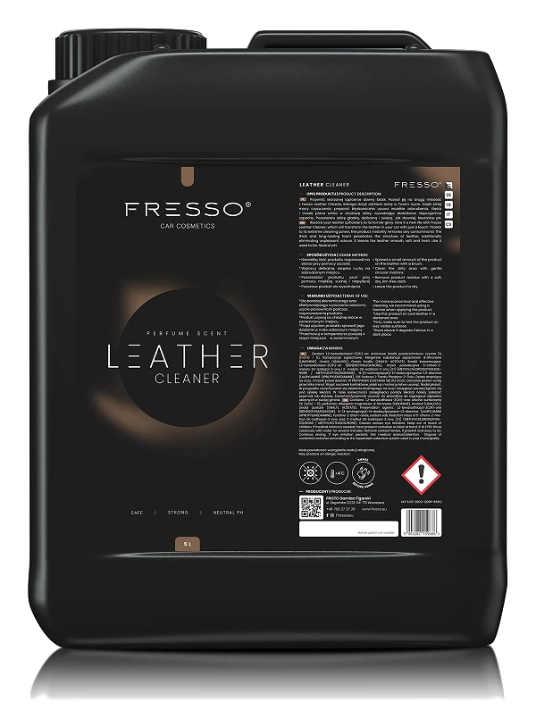 FRESSO Leather Cleaner do czyszczenia skóry tapicerki skórzanej 5l 5000ml