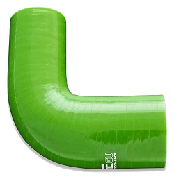 Silikonowe kolanko redukcyjne 90' 19/25mm Zielony - 009019/25-G
