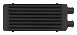 Intercooler 600x300x76mm jednostronny czarny FMIC.EU