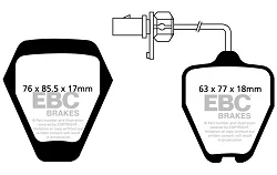DP41094R Klocki hamulcowe YELLOWSTUFF EBC Brakes Audi A6 quattro C5/4B A6 quattro Avant C5/4B