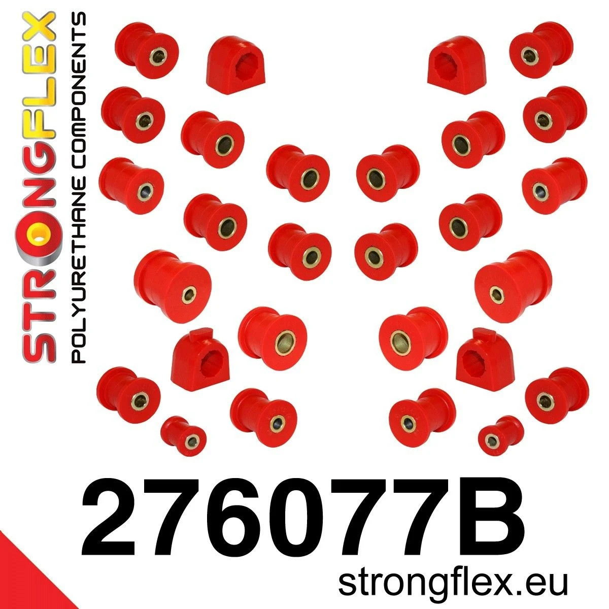 276077B: Zestaw poliuretanowy zawieszenia kompletny Subaru Forester SF