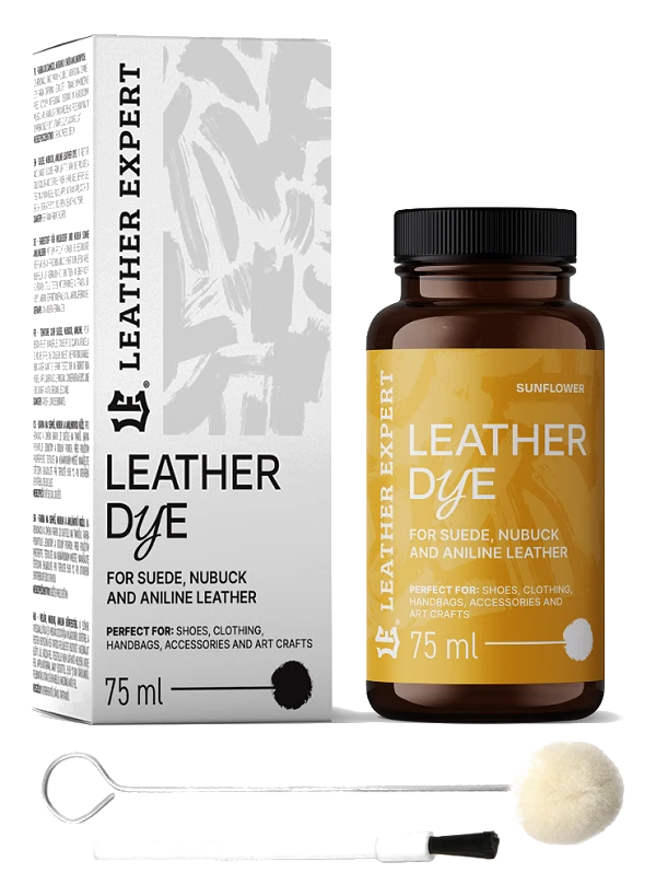 Leather Expert Leather Dye farba do zamszu nubuku aniliny - Sunflower słonecznikowy 75ml
