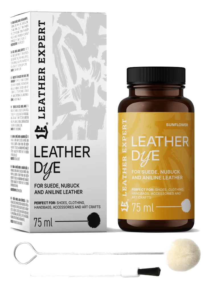 Leather Expert Leather Dye farba do zamszu nubuku aniliny - Sunflower słonecznikowy 75ml