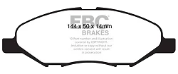 DP1832 Klocki hamulcowe ULTIMAX2 EBC Brakes Nissan Cube BZ11 Cube YZ11 Tiida Nissan Australia and New Zealand Tiida