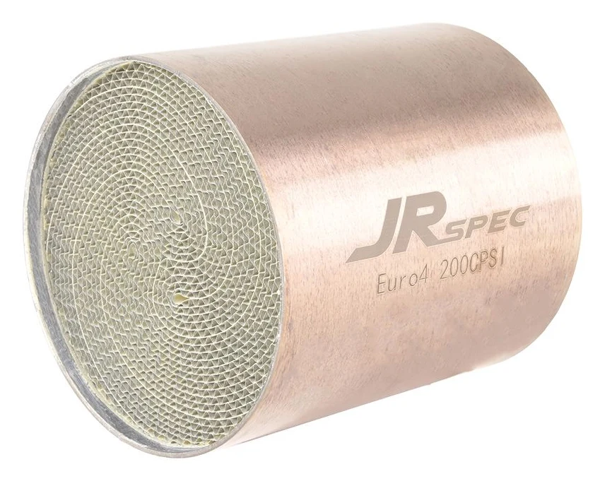 Wkład Katalizatora Benzyna / LPG Sportowy JRspec Długość 100mm Euro 4 200 CPSI Średnica 90mm