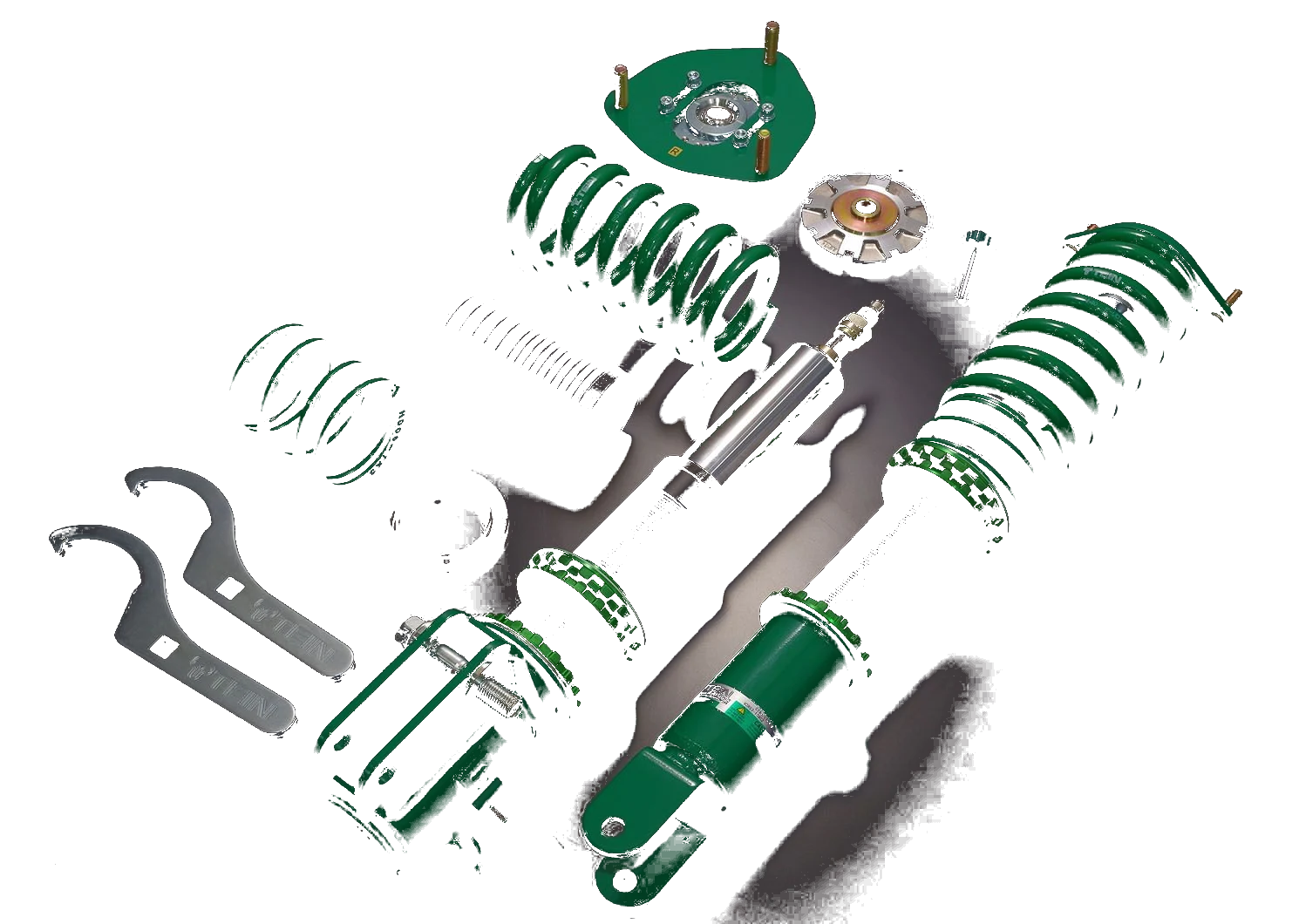 Tein Mono Racing Zawieszenie gwintowane Mitsubishi Lancer Evo 7 (VII) - VSR52-K1LS4/EVO7