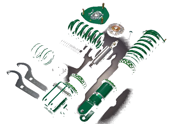 Tein Mono Racing Zawieszenie gwintowane Mitsubishi Lancer Evo 7 (VII) - VSR52-K1LS4/EVO7