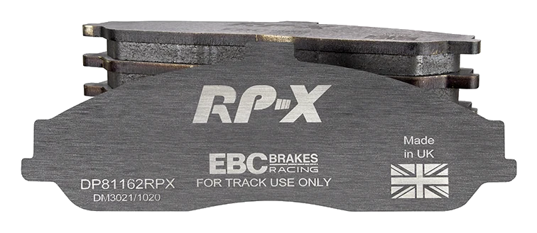 DP81162RPX Sportowe klocki hamulcowe RP-X Racing EBC Brakes AC MK VI Cadillac XLR Chevrolet Corvette C5 Corvette C5 Z06 Corvette C6 Corvette C6 Z51 Opel Monaro Pontiac GTO VAUXHALL Monaro Ca