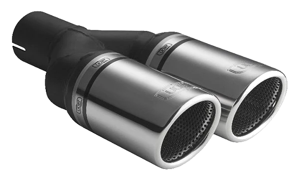 Uniwersalna końcówka tłumika okrągła 100mm długość 200mm średnica montażowa 50mm - N2-101RS/50