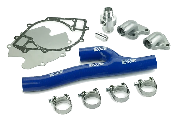 Davies Craig DC8630 adapter bloku silnika EWP Big Block z niebieskim wężem Ford 429 460