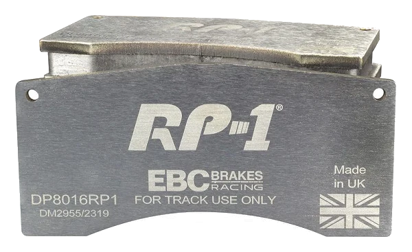 DP8016RP1 Sportowe klocki hamulcowe RP-1 Racing EBC Brakes Ferrari F355 Mitsubishi Lancer Evo 8 FQ-400 Subaru Impreza Prodrive P1 Ford Saleen Mustang Mitsubishi F355 Challenge Lancer Evo 8