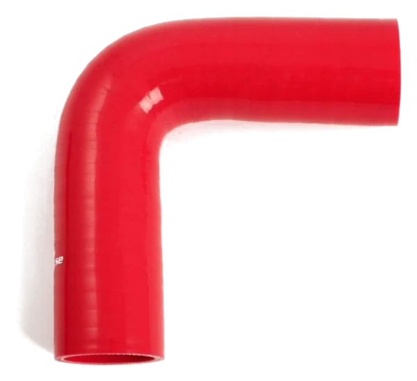 Wąż silikonowy czerwony 90 stopni 1,75" (45mm)