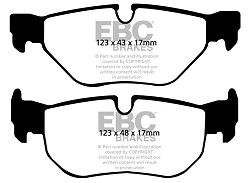 DP51577NDX Klocki hamulcowe BLUESTUFF NDX EBC Brakes BMW 1 Series E81 120 1 Series E81 123 1 Series E81 130 1 Series E82 Coupe 120 1 Series E82 Coupe 123 1 Series E82 Coupe 125 1 Series E87
