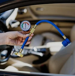 Przewód z manometrem CarFix Typ A do napełniania klimatyzacji
