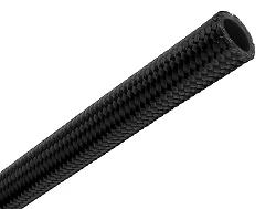 Przewód paliwowy gumowy czarny w nylonowym oplocie 19mm